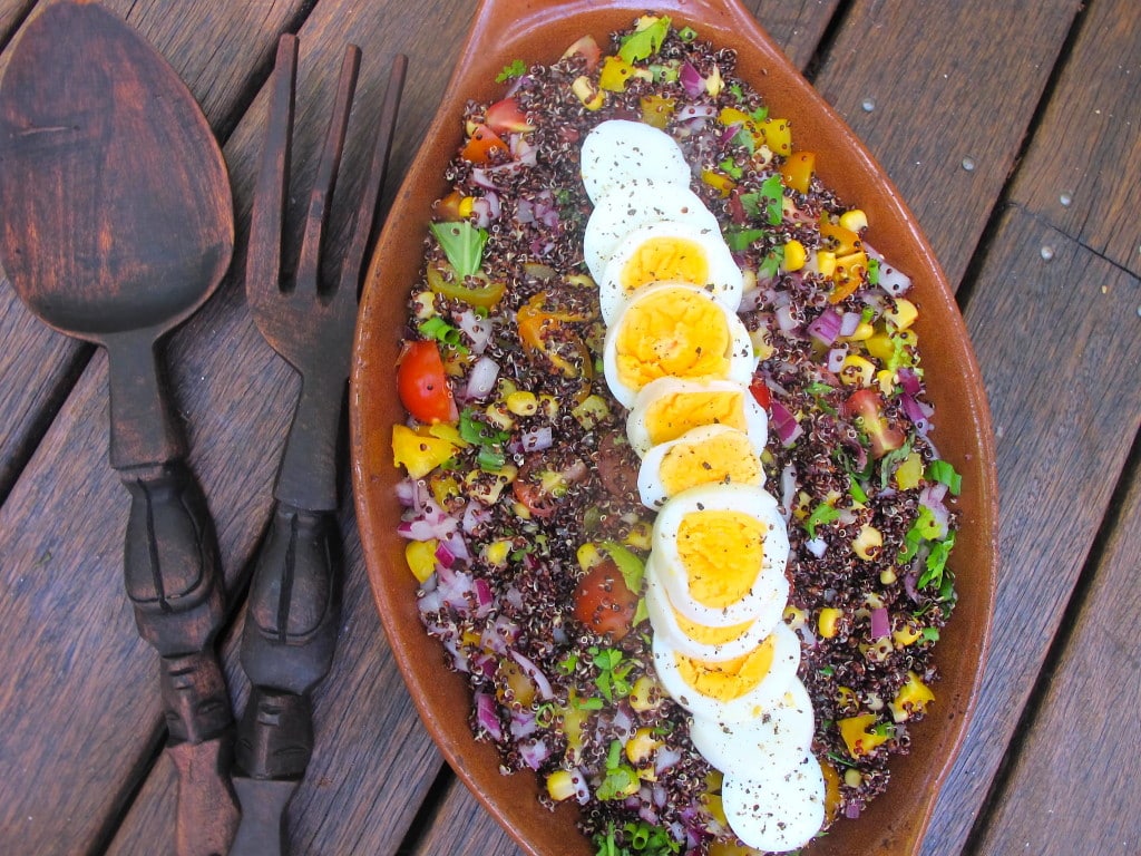 Quinoa & Boiled Egg Salad Dietitian Approved The Biting Truth